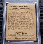 1940 Play Ball Lloyd Waner Baseball Card #105
