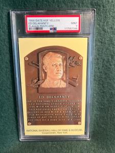 1964 Ed Delahanty HOF Postcard PSA 9