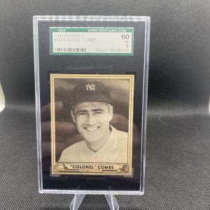 1940 Play Ball Earle Combs #124 Yankees Card