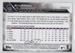 2016 Topps Holiday Metallic Snowflake DJ LeMahieu Card