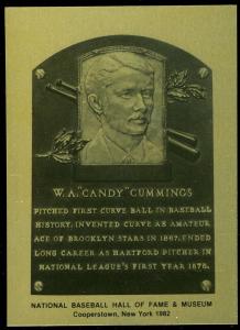 Candy Cummings 1981-89 Hall of Fame Card