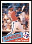 1985 Topps George Wright Baseball Card #443