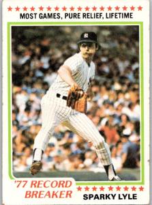 1978 Topps #2 Sparky Lyle Yankees Card
