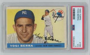 Yogi Berra 1955 Topps Baseball Card #198