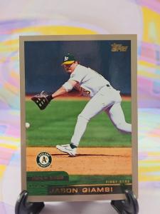 2000 Topps Jason Giambi Baseball Card #199