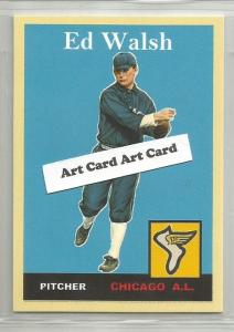 Ed Walsh Chicago White Sox Art Card