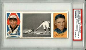 1912 T202 Hassan Triple Folder - Schaefer Steals Base