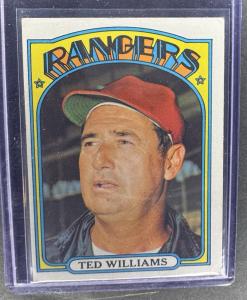 Ted Williams 1972 Topps #510 Baseball Card