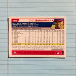 2004 Topps Chrome Gold Refractor CC Sabathia #99