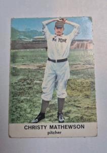 1961 Golden Press Christy Mathewson Baseball Card