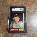 1961 Topps Mickey Mantle Yankees Baseball Card