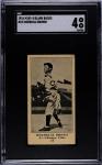 1916 M101-5 Mordecai Brown Blank Back Card