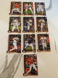 2025 Topps Update Houston Astros Team Set (10 Cards)