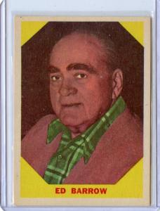 1960 Fleer Ed Barrow Yankees Card #23