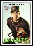 2016 Topps Heritage Derek Law Rookie Card #697