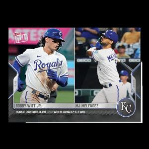 Bobby Witt Jr. & MJ Melendez 2022 Topps Card