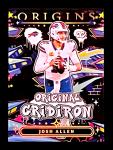 Josh Allen 2025 Panini Origins Gridiron Card