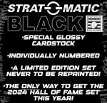 2024 Strat-O-Matic Black Fred Clarke Card