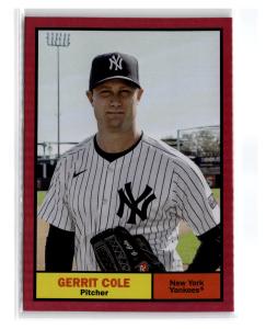 2024 Topps Archives Gerrit Cole Red Hot Foil