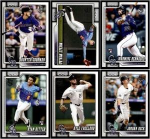 2026 Topps Series 1 Colorado Rockies Team Set