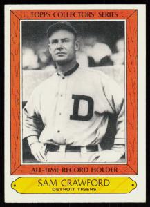 1985 Topps Sam Crawford #9 Tigers Card