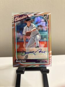 2023 Donruss David Cone Gold Foil Auto 8/25