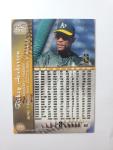 1998 Rickey Henderson Pacific Paramount Red Card