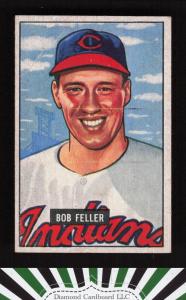 1951 Bowman Bob Feller Baseball Card #30