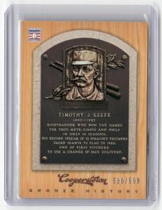 Tim Keefe 2012 Panini Cooperstown Bronze Card #47