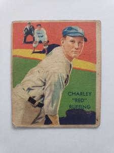 1934 Diamond Stars Charles Red Ruffing HOF Card