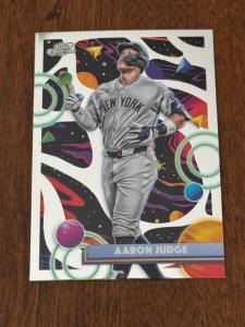 2025 Topps Cosmic Chrome Aaron Judge Yankees Card