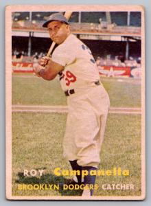 1957 Topps Roy Campanella Brooklyn Dodgers Card