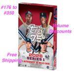 2026 MLB Topps Series 1 - Choose Your Card