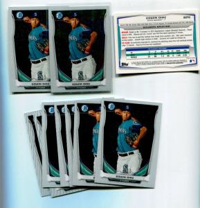 Edwin Diaz 2014 Bowman Chrome Mets Card Lot
