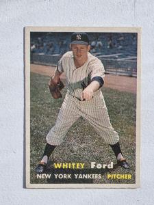 1957 Topps Whitey Ford #25 Yankees Card