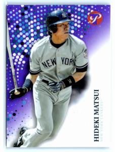 2022 Topps Pristine Hideki Matsui Purple Refractor