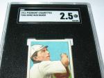 1909-11 T206 Home Run Baker Card SGC 2.5