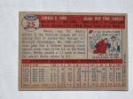 1957 Topps Whitey Ford #25 Yankees Card