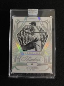 2024 Panini Flawless Legends Lou Gehrig Card