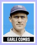 Earle Combs Yankees Baseball Trading Card ACEO