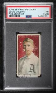 1909-11 T206 Eddie Collins El Principe De Gales