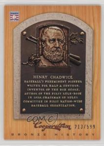 2012 Panini Cooperstown Bronze History Henry Chadwick #15