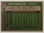 Lou Piniella 1976 Topps Baseball Card #453