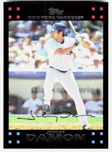 2007 Topps Johnny Damon #196 Baseball Card