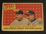 1958 Topps Casey Stengel Fred Haney Baseball Card