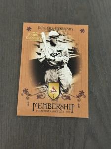 2003 Donruss Classics Roger Hornsby Baseball Card