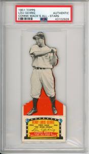 1951 Topps Lou Gehrig Connie Mack All-Stars Card