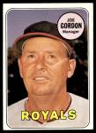 1969 Topps Joe Gordon Kansas City Royals Card