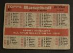 1958 Topps Casey Stengel Fred Haney Baseball Card