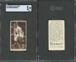 1912 T207 Roger Bresnahan HOF Recruit Card